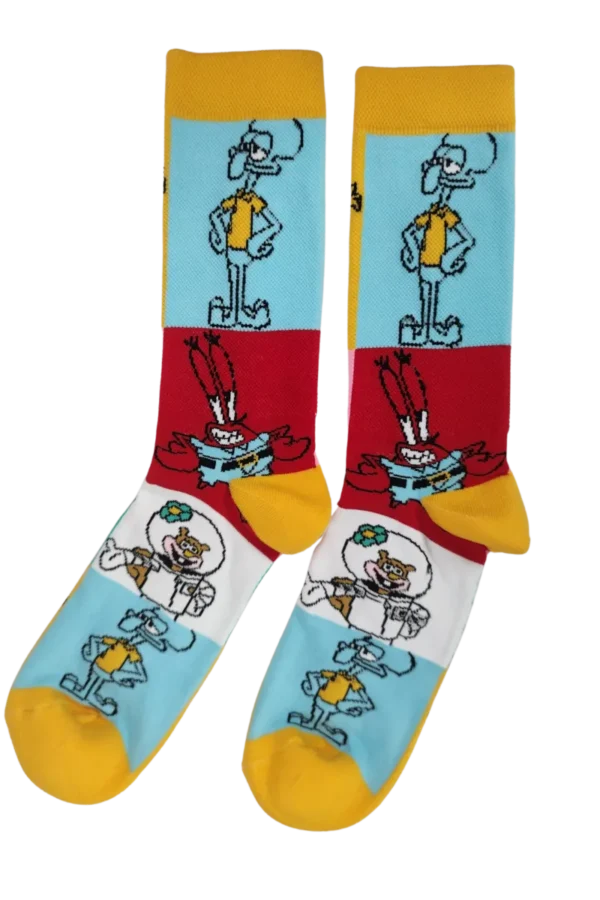 Medias estampadas de personajes de Bob Esponja