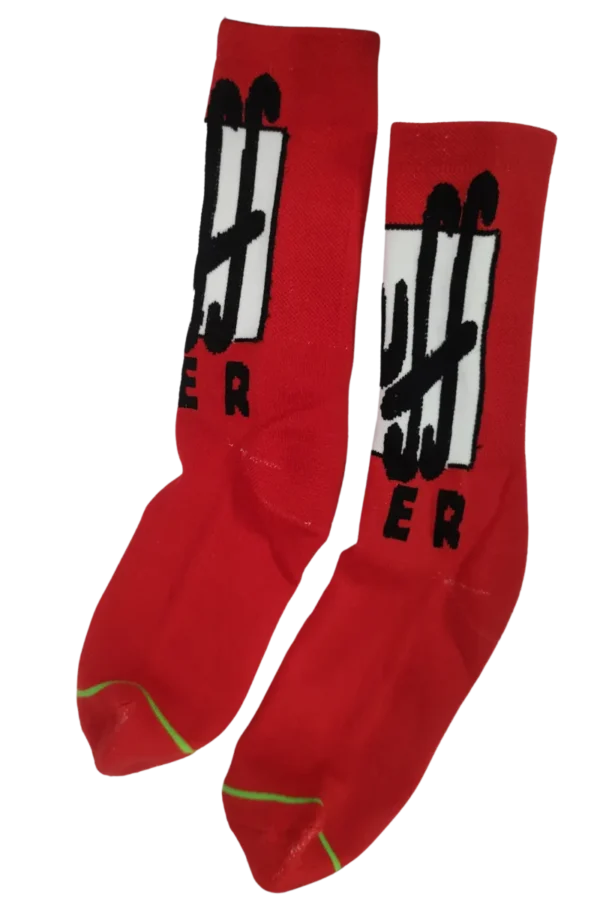 Medias rojas de Cerveza Duff