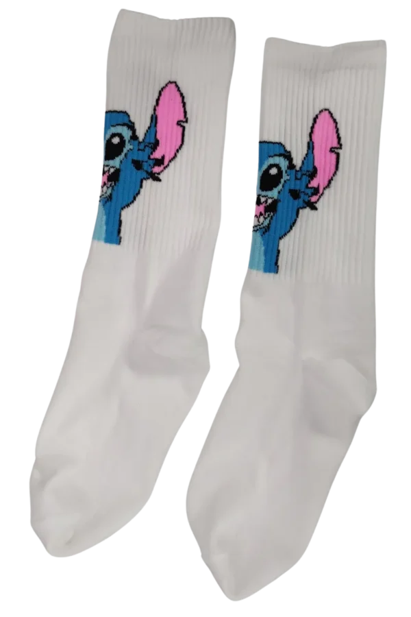 Medias blancas de Stitch
