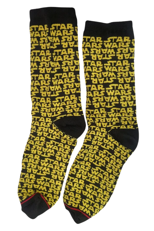 Medias negras estampadas de Star Wars